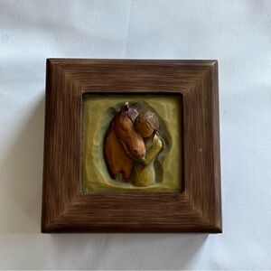 Willow Tree Demdaco Quiet Strength Horse And Girl Trinket Keepsake Box